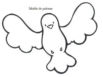 Palomas en goma eva moldes - Imagui