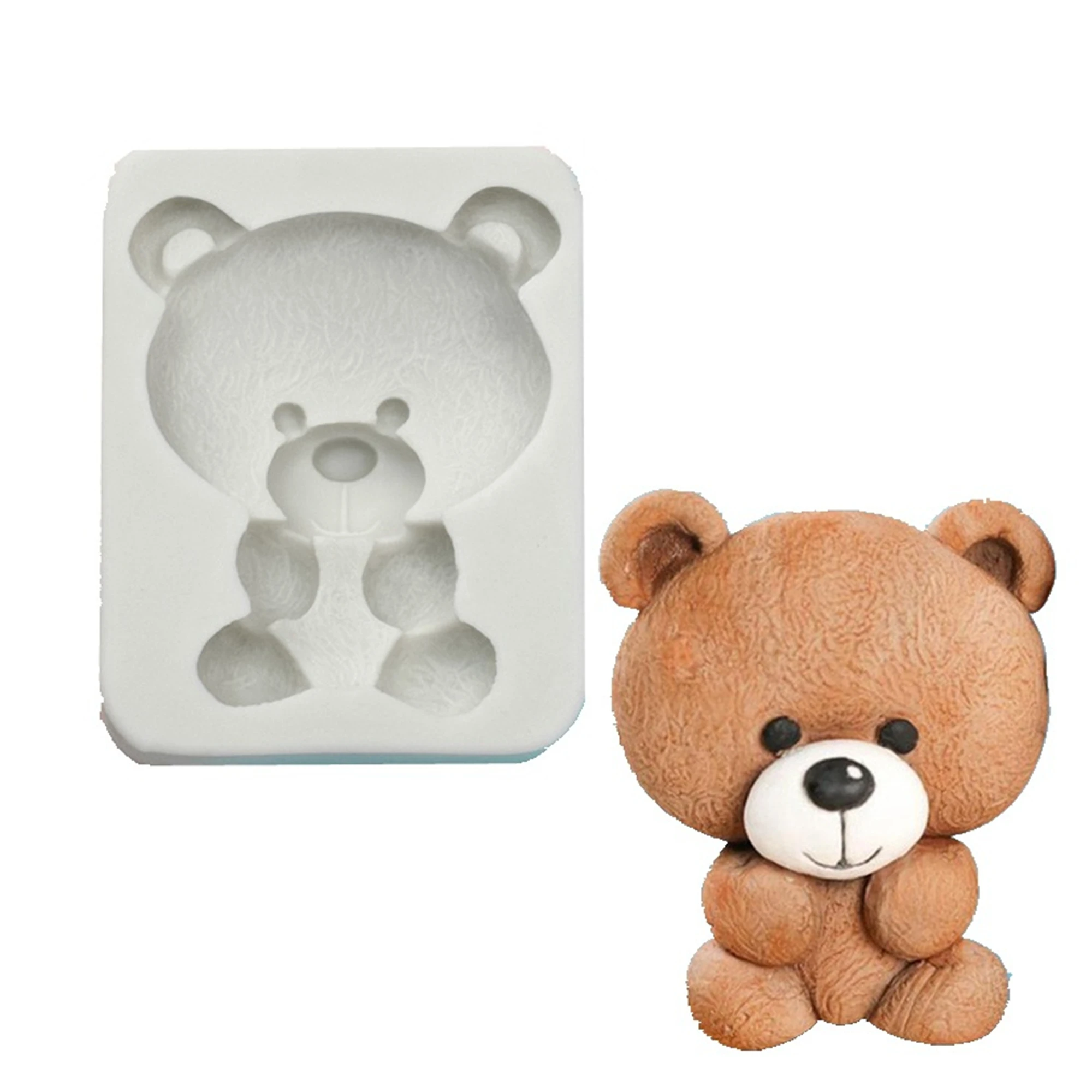 Moldes para pasteles de oso y Alpacas, herramientas de decoración para  hornear, molde para pastel, artesanía de azúcar, pasta de goma - AliExpress