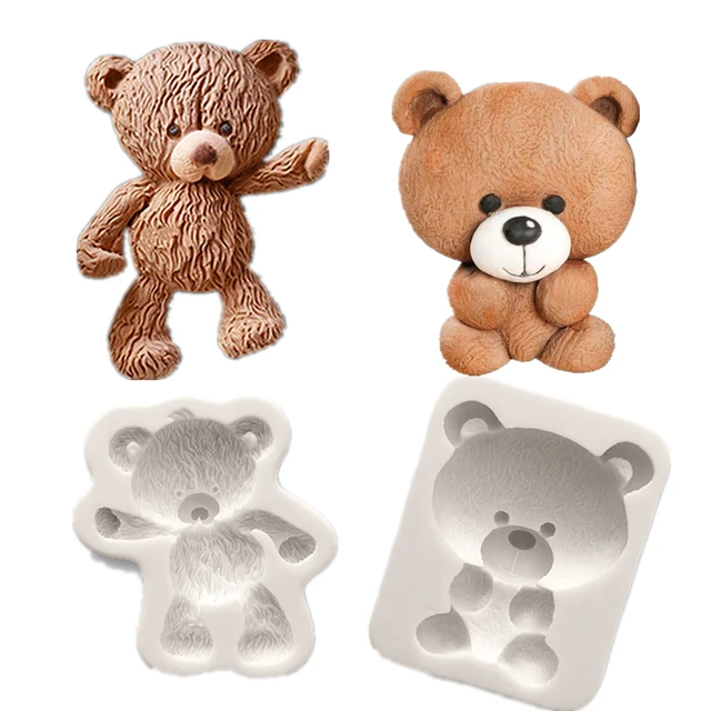 Moldes para pasteles de oso y Alpacas, herramientas de decoración para  hornear, molde para pastel, artesanía de azúcar, pasta de goma - AliExpress