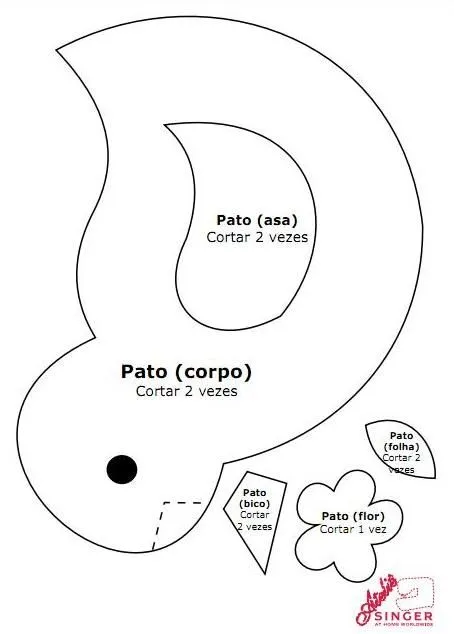 Moldes de pato - Imagui