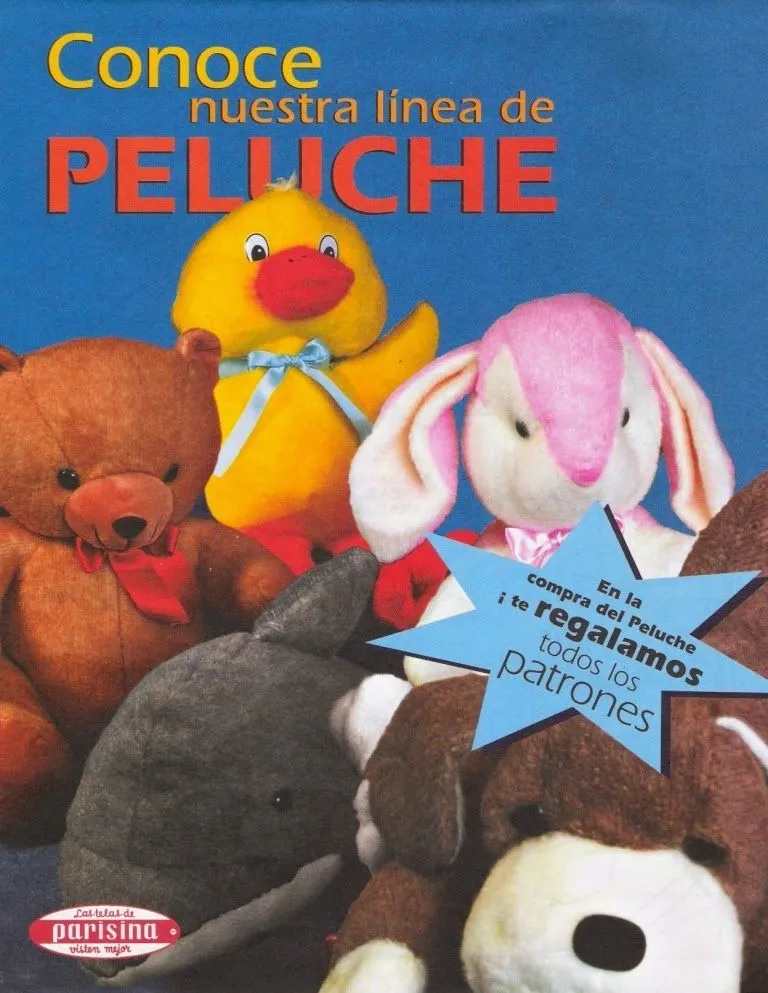 moldes para hacer peluches | Revistas de Foamy gratis