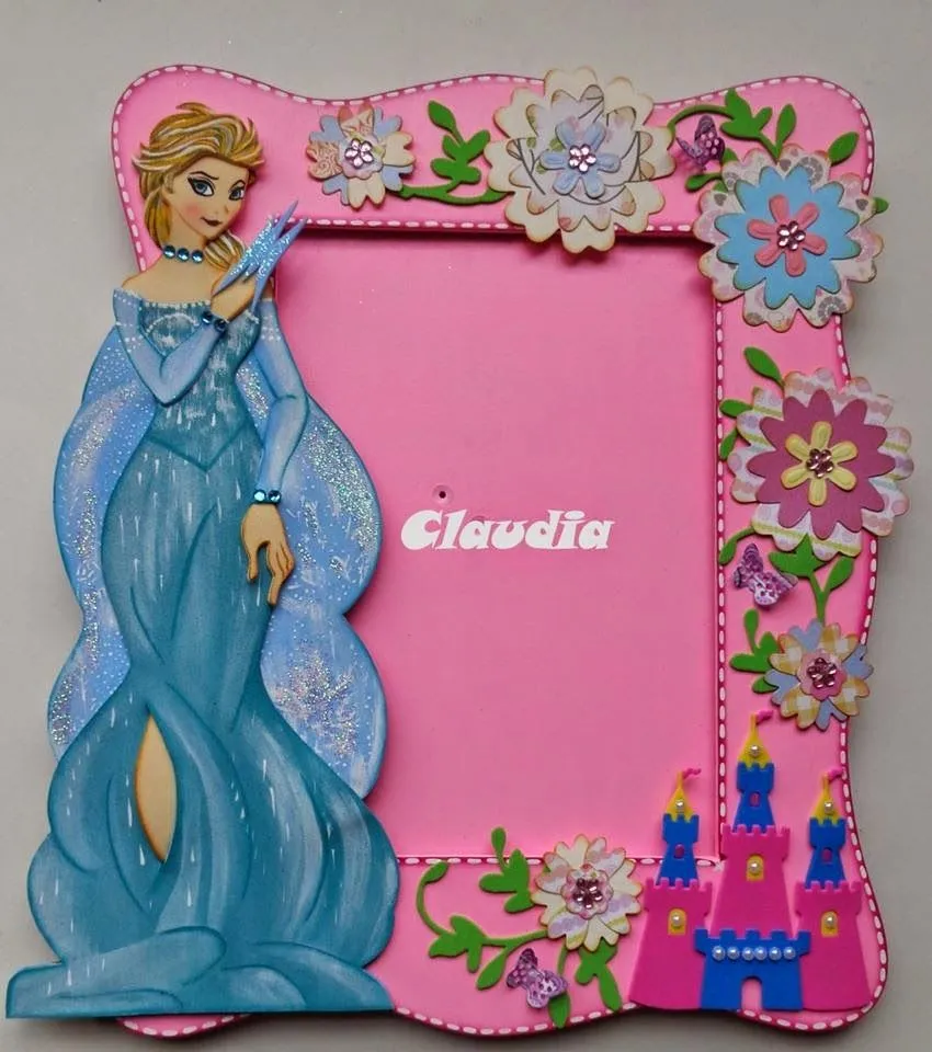 Moldes - Princesa Elsa de Frozen - Manualidades en Goma Eva y Foami