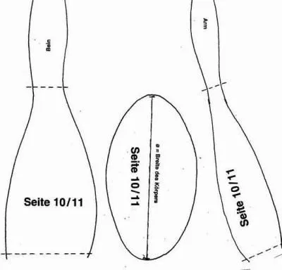 Moldes de rana para hacer muñeco :