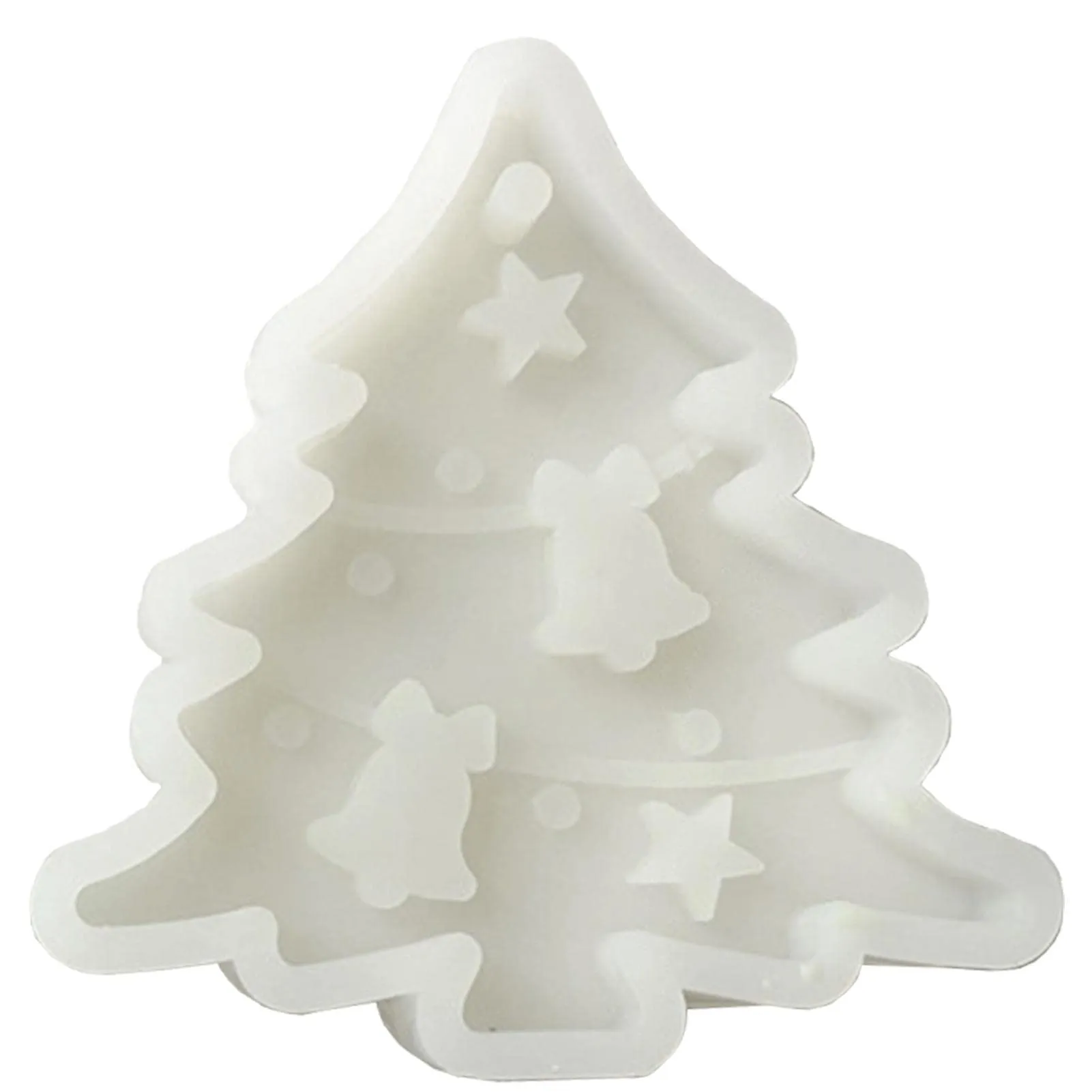 Moldes de Resina de Navidad, Feliz Navidad Santa Claus Jingle Bell Molde de  Silicona, Cortadores de