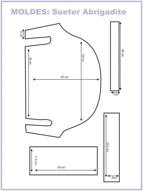 Moldes ropa gatos - Imagui