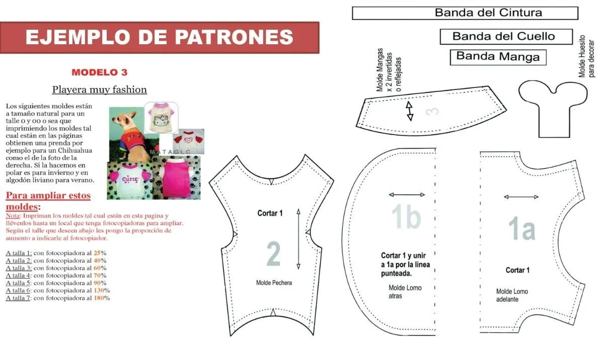 Moldes Para Ropa De Perros Gratis 9E5 | Ropa para perros, Patrones de ropa, Hacer ropa de perro
