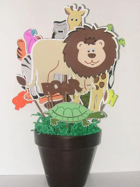 Moldes de safari para baby shower - Imagui