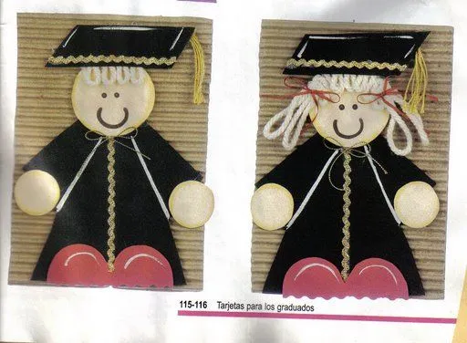 Moldes de tarjetas de graduación - Imagui