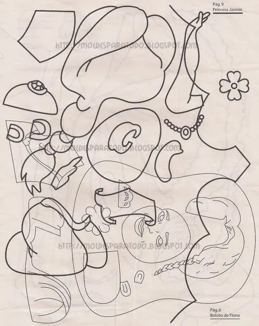 Moldes para Todo: * Bolsita Jasmin