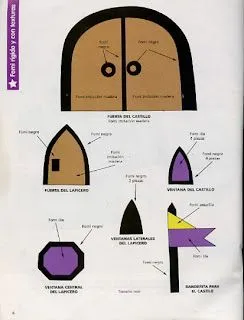 Moldes para Todo: = Castillo para el escritorio =