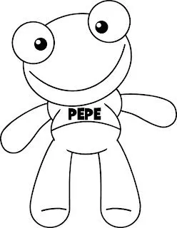 Moldes para Todo: * Dibujos del sapo pepe