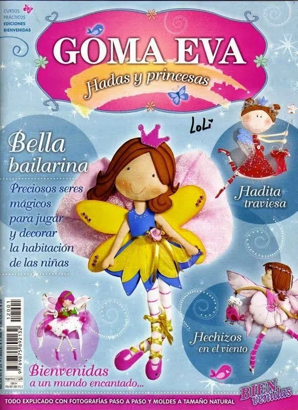 Moldes para Todo: = Goma Eva - Hadas y princesas = | Fofuchas ...