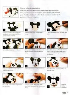 Moldes para Todo: ** LLavero Mickey