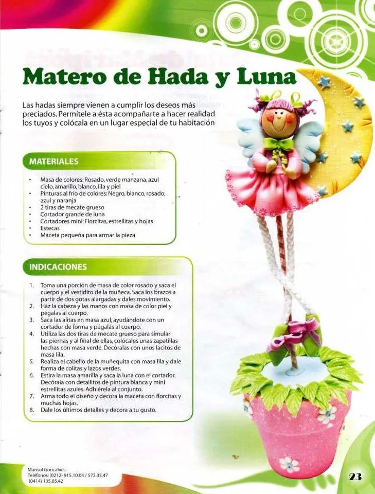 Moldes para Todo: : Matero de Hada y Luna :