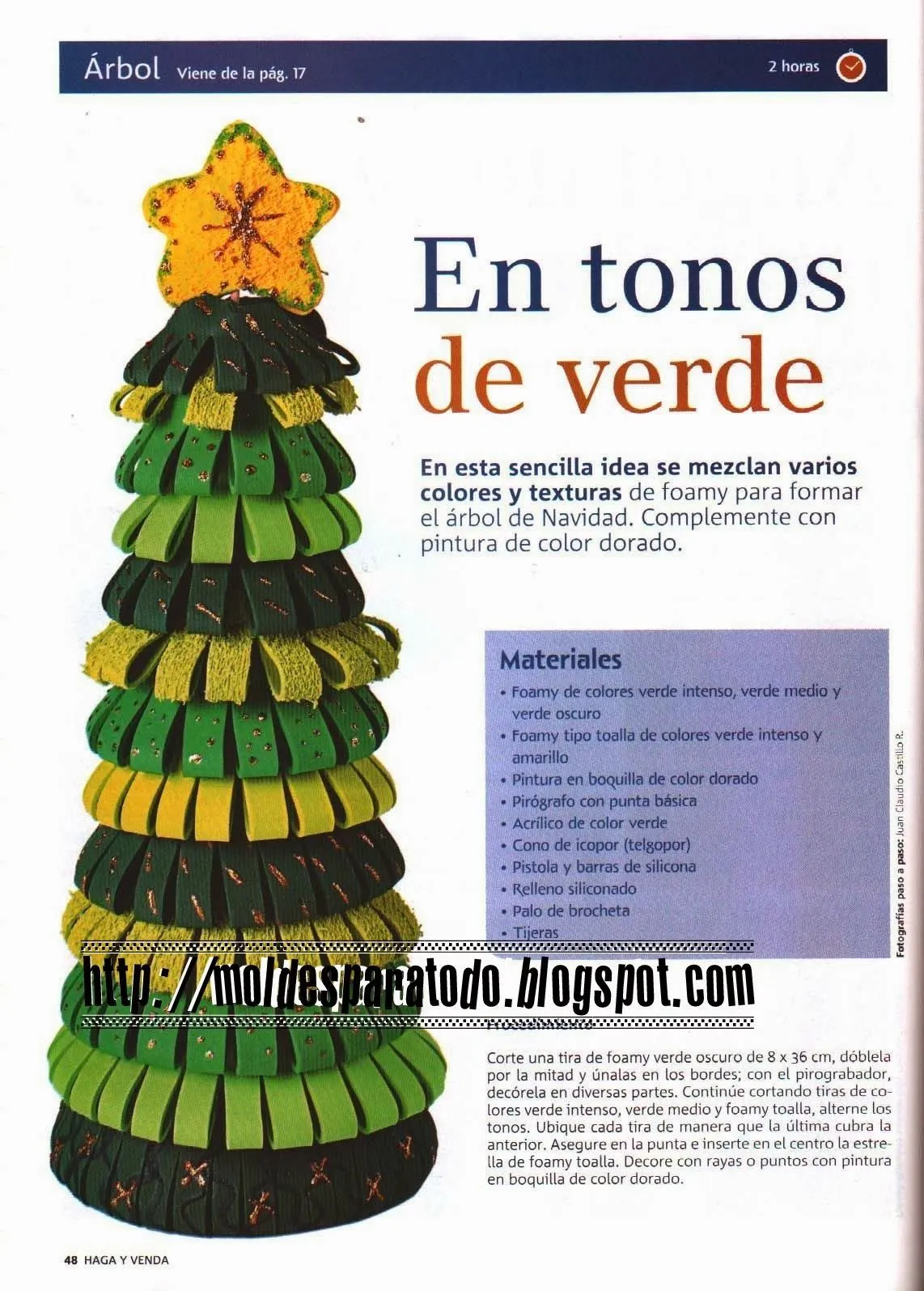 Moldes para Todo: ** Original Arbol de Navidad