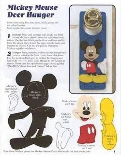 Moldes para Todo: = Picaporte Mickey Mouse =