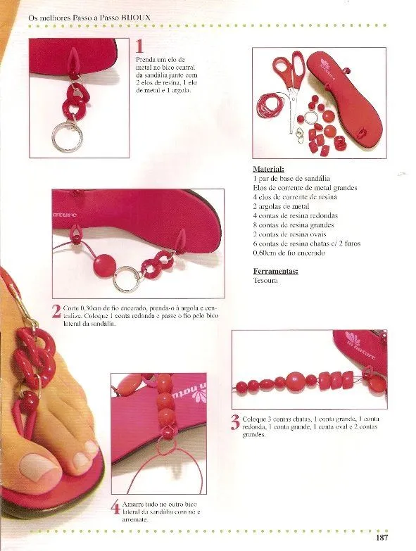 Moldes para hacer sandalias - Imagui