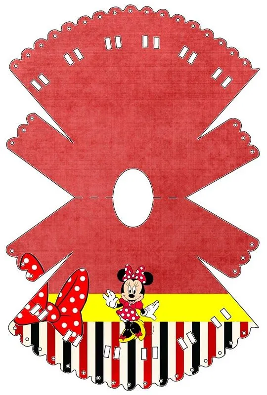 Moldes de vestidos de Minnie Mouse - Imagui