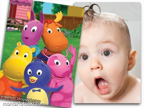 Moldura Backyardigans Imagem