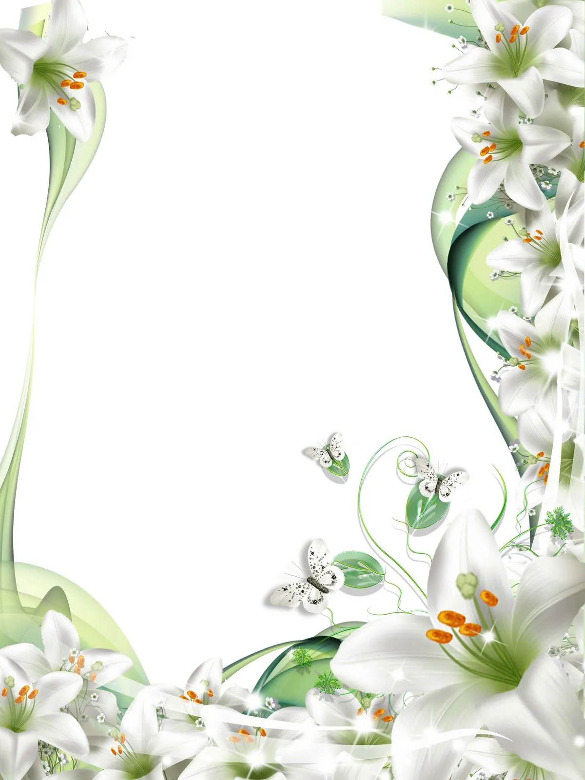 Molduras Para Photoshop Bordas De Flores Wallpapers | Real Madrid ...