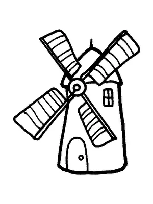 Molino para colorear - Dibujos para Colorear | Dibujos para Pintar ...