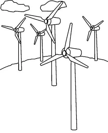 Molino para colorear - Imagui