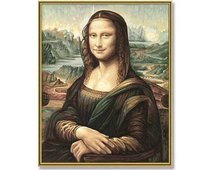 Mona lisa para colorear - Imagui