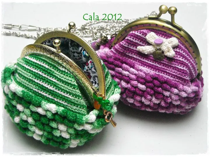 Monederos crochet | lanasflores