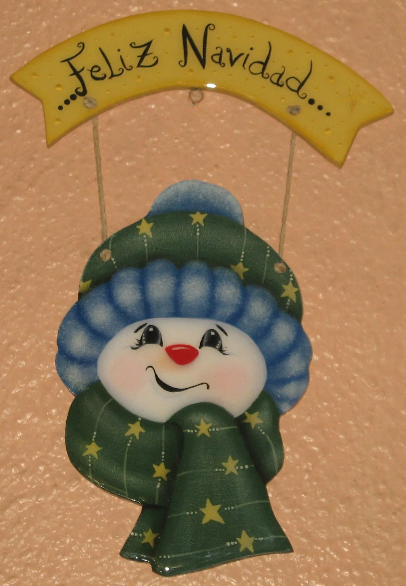 Monito Feliz Navidad. | Creaciones Claudia