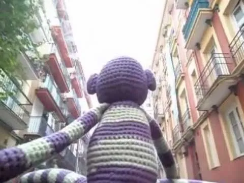 un mono de crochet - YouTube