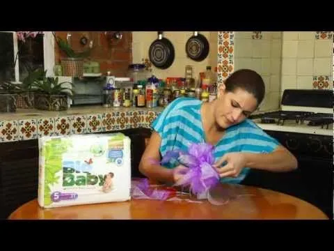 Moño con dos listones - YouTube