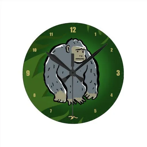 mono triste relojes de Zazzle.