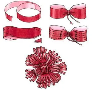 Cómo hacer moños caseros para dar de regalo? - Leer es saber