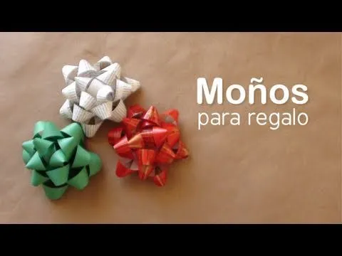 Moños de regalo hechos por ti | Youtube Videos, youtube videos ...