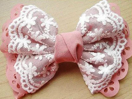 Moños en tela. paso a paso - Imagui