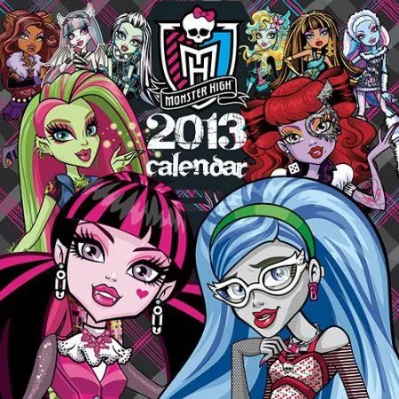 monster high: Calendario 2013