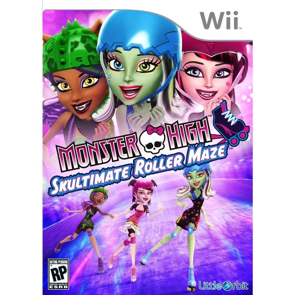 Monster High: Carátula del videojuego Skultimate Roller Maze