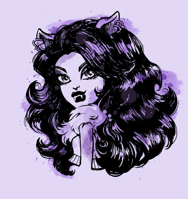 monster high clawdeen wolf para colorear