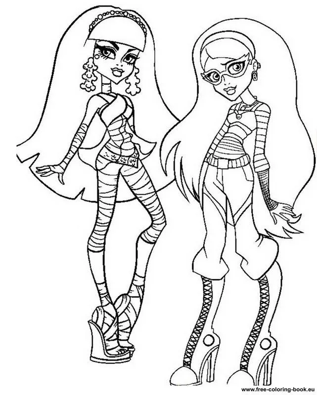 Monster High Coloring Pages 2015- Dr. Odd