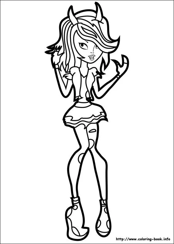 Monster High coloring pages on Coloring-