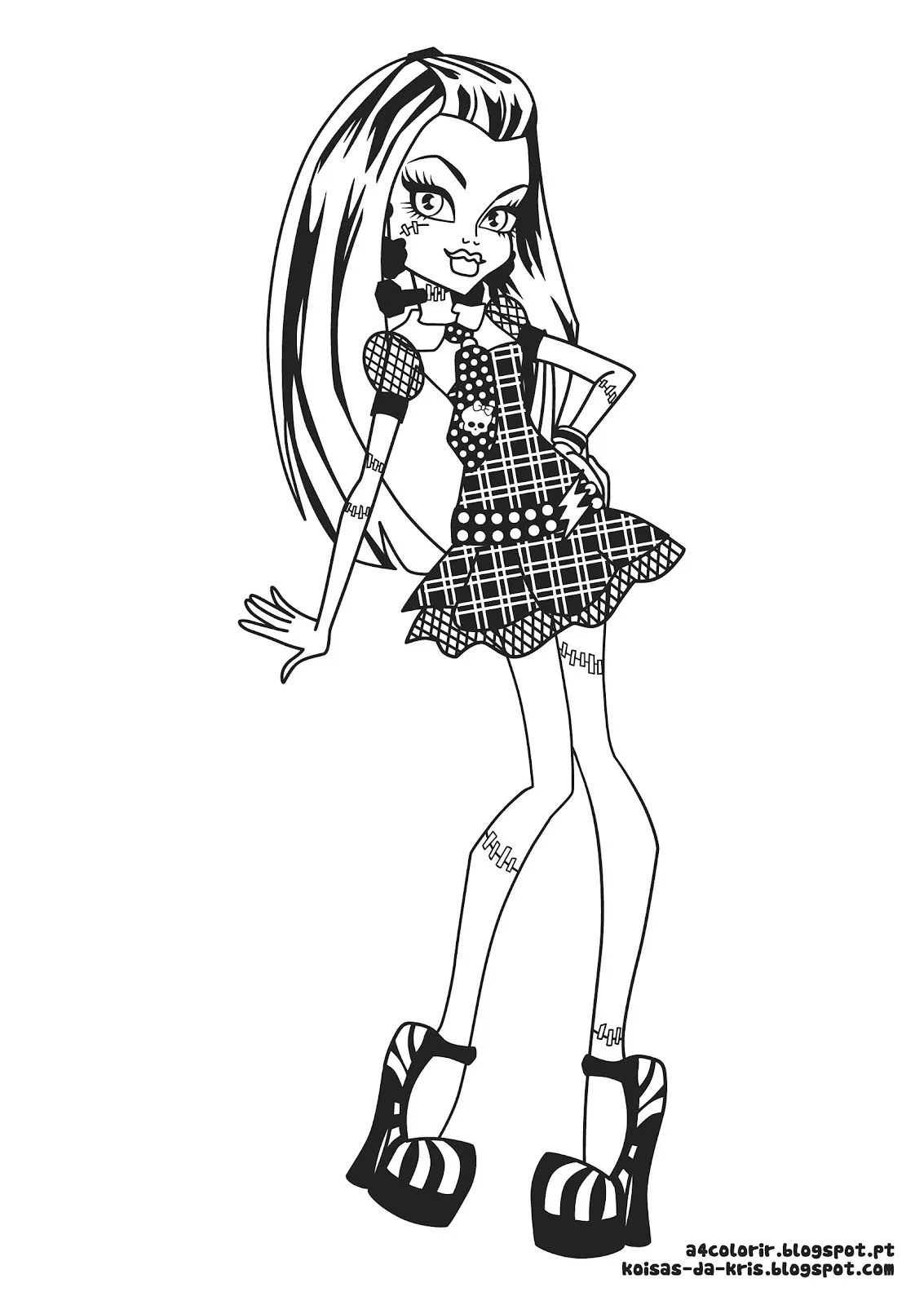 monster high para colorir Colouring Pages