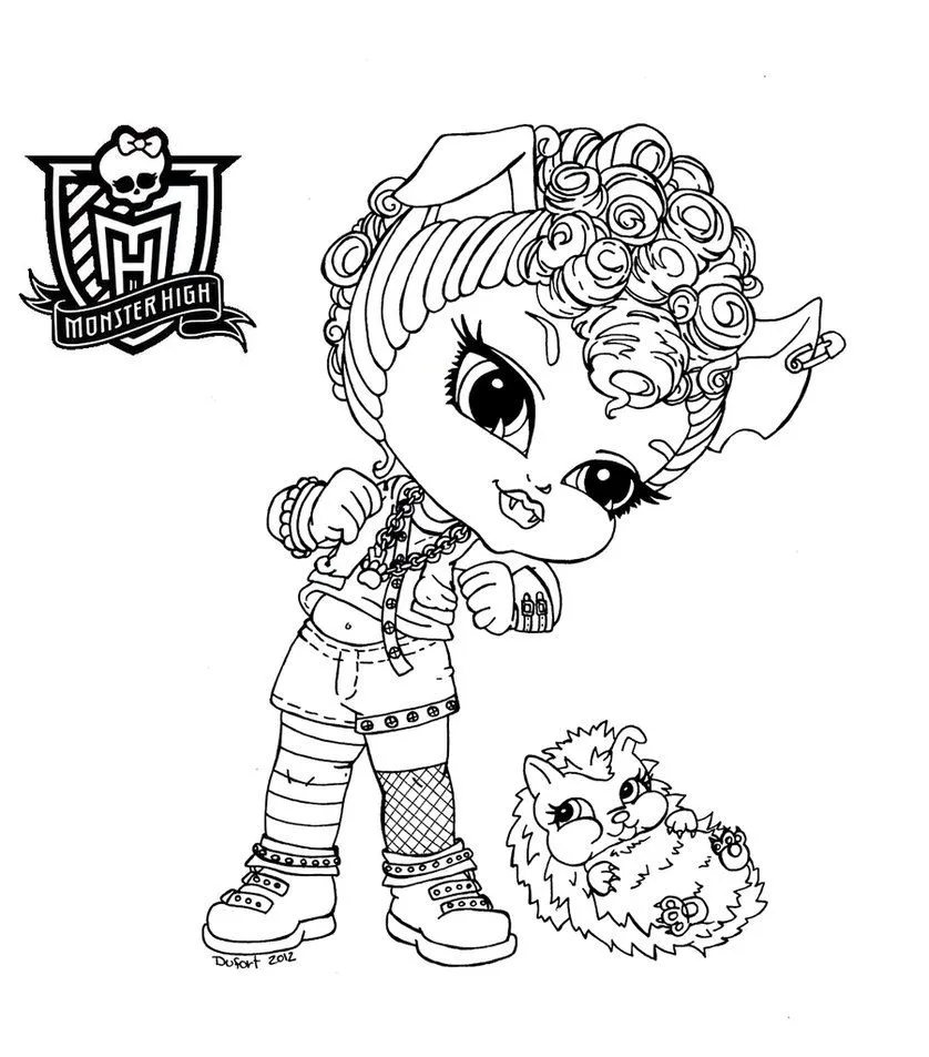 Monster High dibujos para imprimir y colorear: Dibujos Monster ...