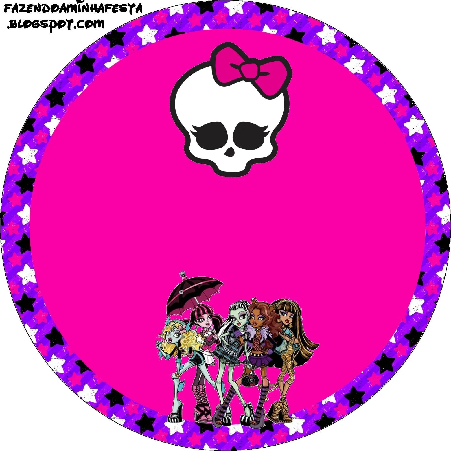 Monster High: Etiquetas para Imprimir Gratis. - Ideas y material ...