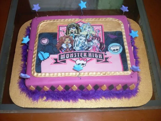 Monster High Freaky Fab Blog: Pasteles de Monster High parte 2