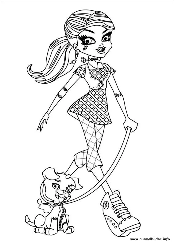 Monster High malvorlagen