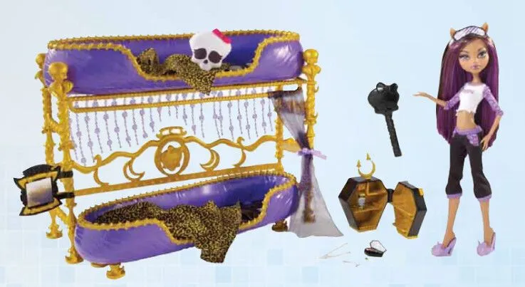 Monster high new dolls Dead Tired Clawdeen bed | Flickr - Photo ...