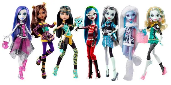 Monster high muñecas nombres - Imagui