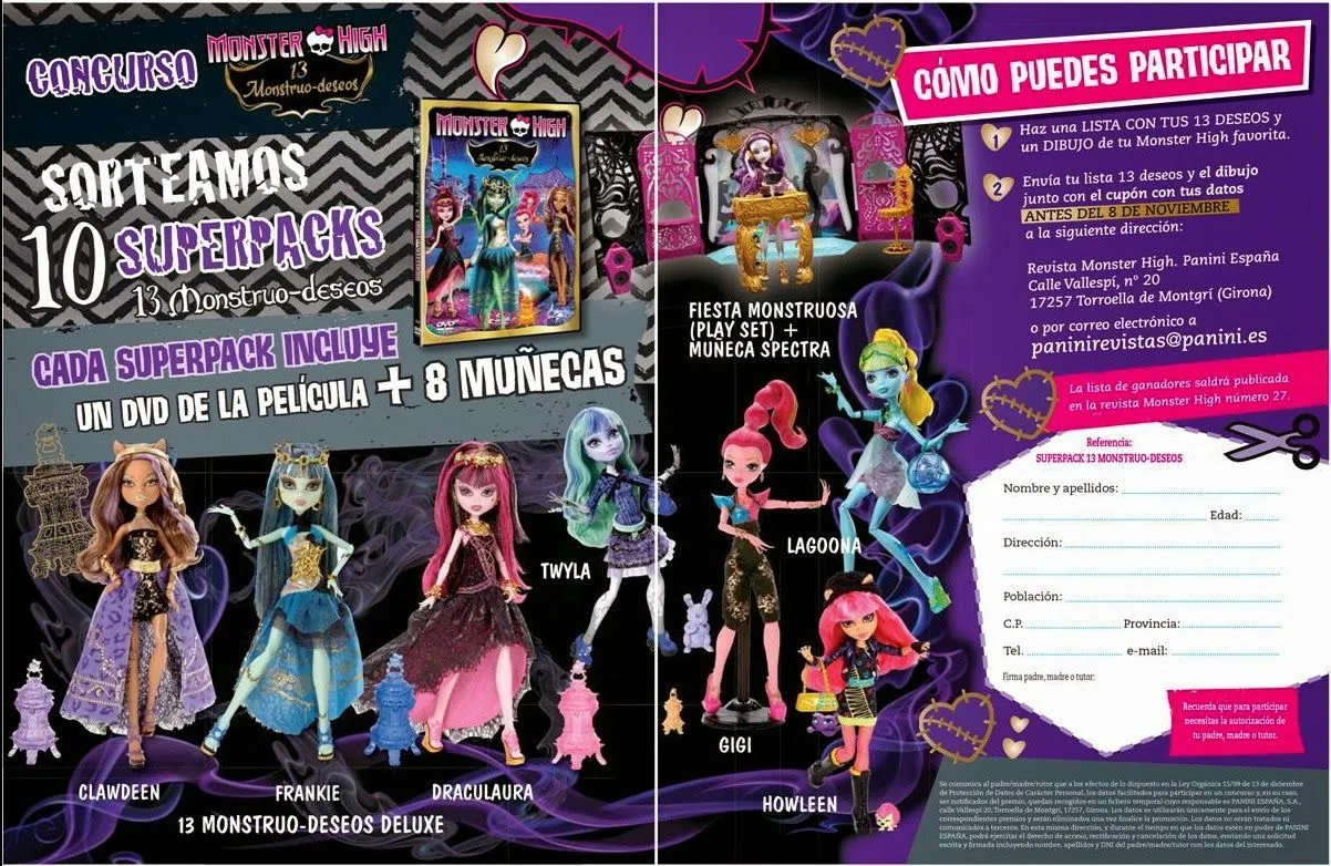 Monster High-Pretty : septiembre 2013