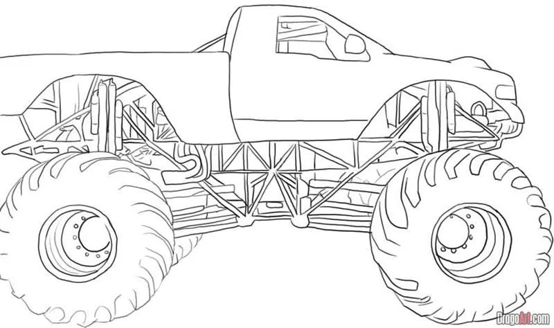 Monster Trucks Pictures | Monster Truck Coloring Pages | Coloring ...