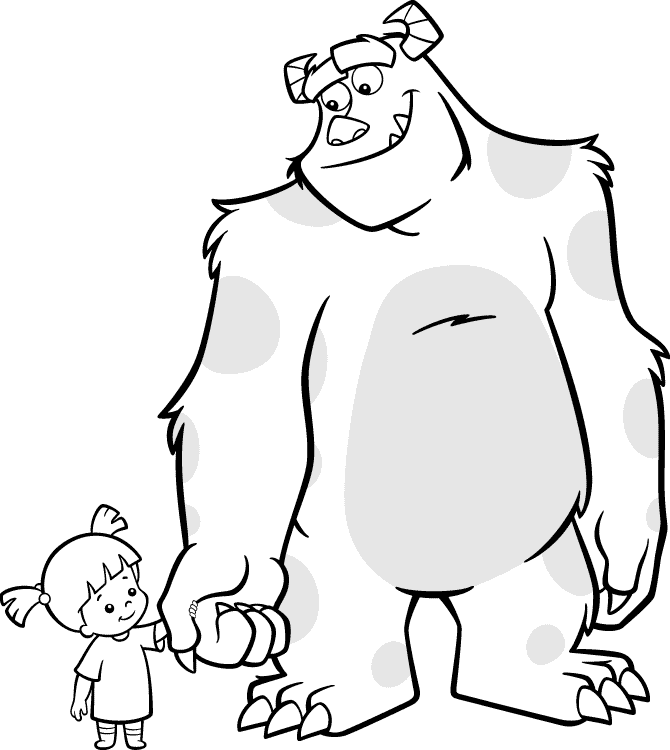 Sullivan monsters inc PARA COLOREAR - Imagui